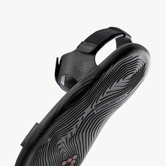Vivobarefoot Womens Sensus Yin Sandal in Obsidian - Picture 13 of 13
